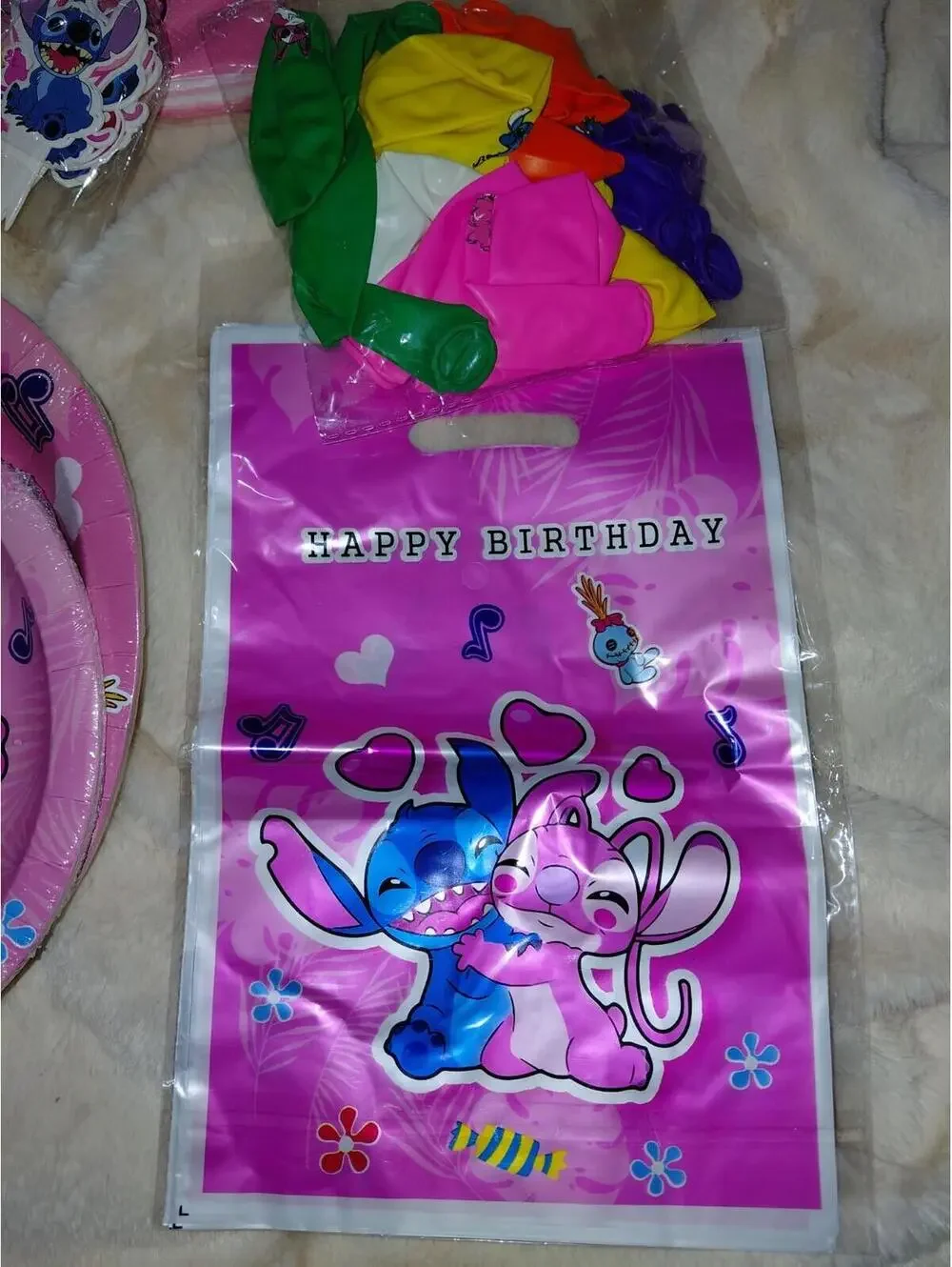 Stitch birthday party supply pack